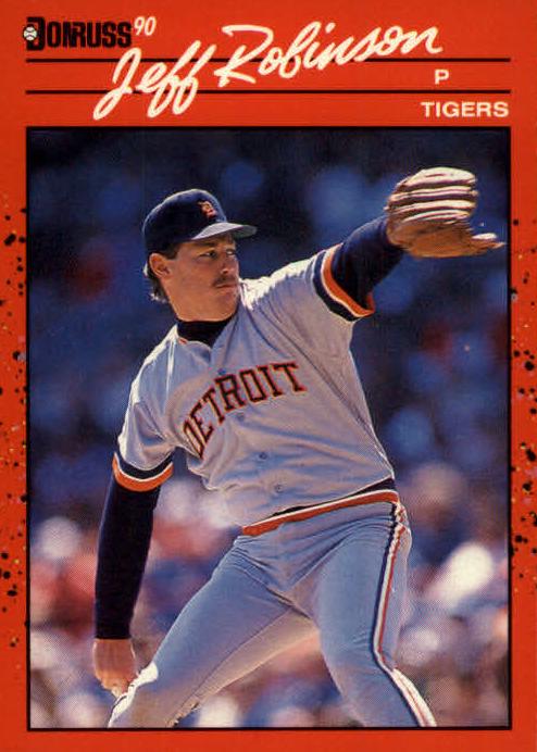 1990 Donruss Baseball Jeff M. Robinson #417