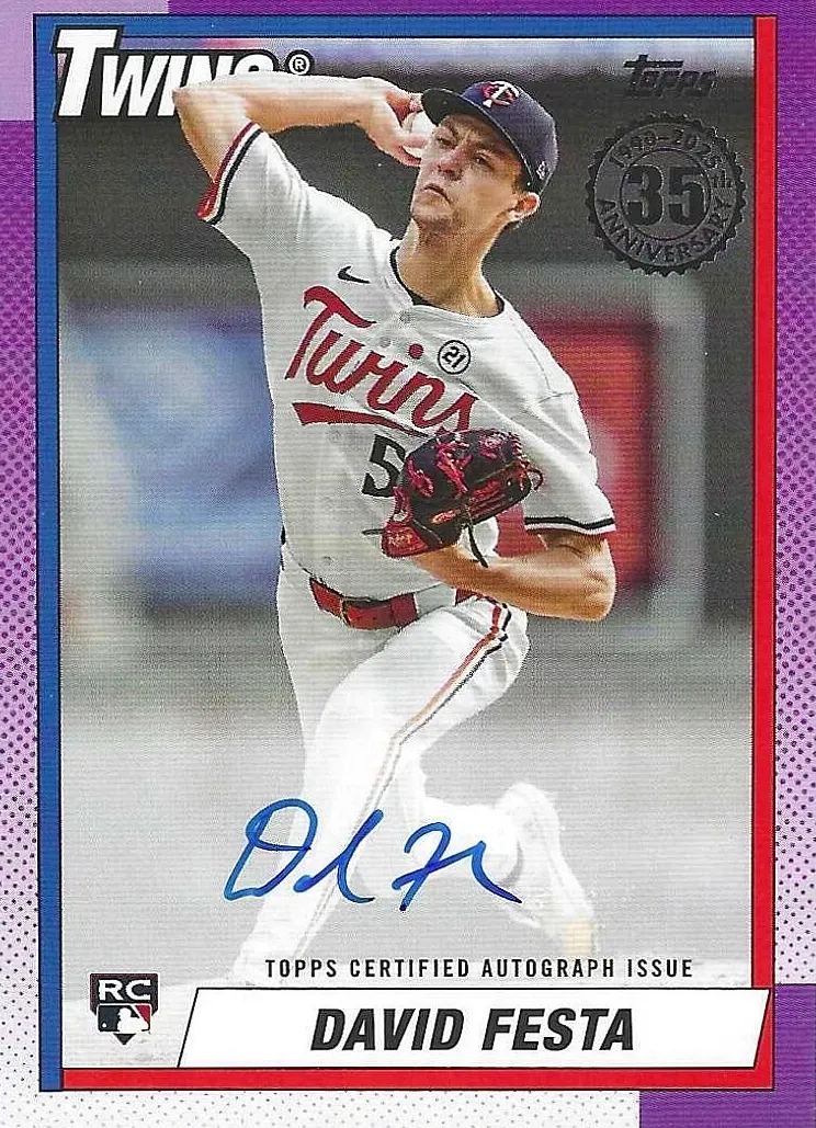 2025 Topps Baseball David Festa #90A-DF PSA 9