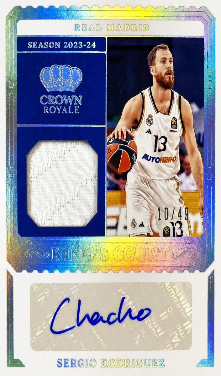 2023 Panini Crown Royale Turkish Airlines EuroLeague Basketball Sergio Rodriguez #KCJ-SER