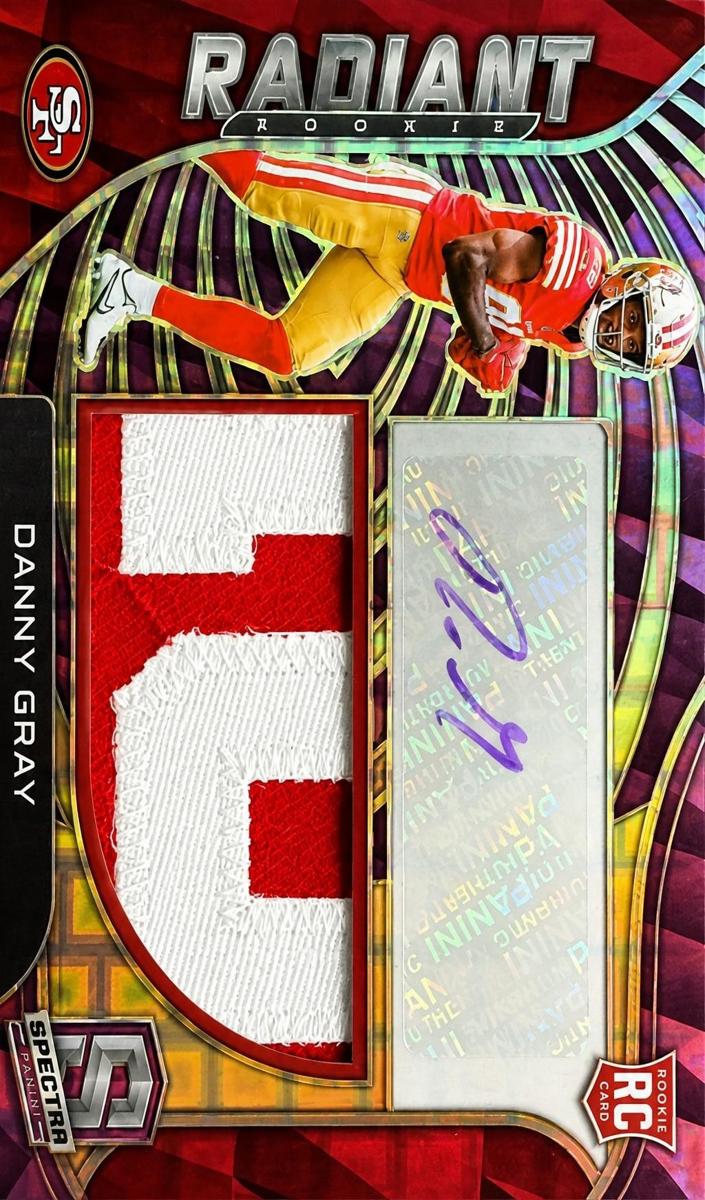 2022 Panini Spectra Football Neon Purple Danny Gray #RAD-DGR