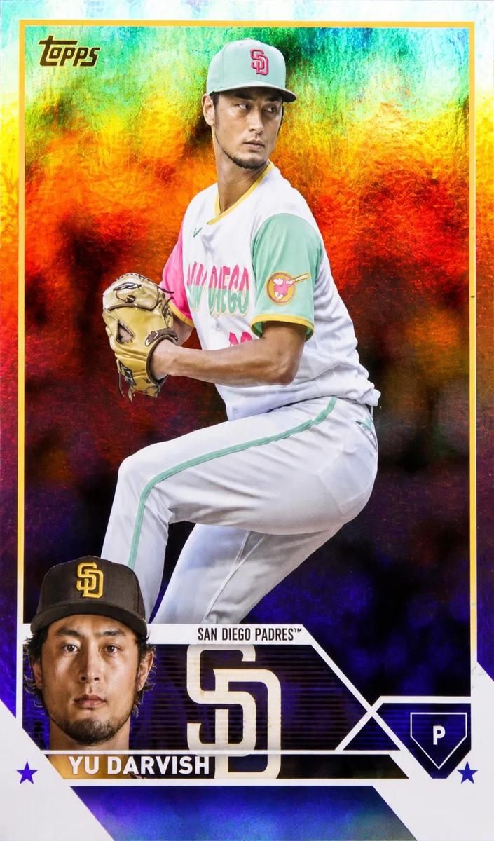2023 Topps Baseball Rainbow Foil Yu Darvish #279