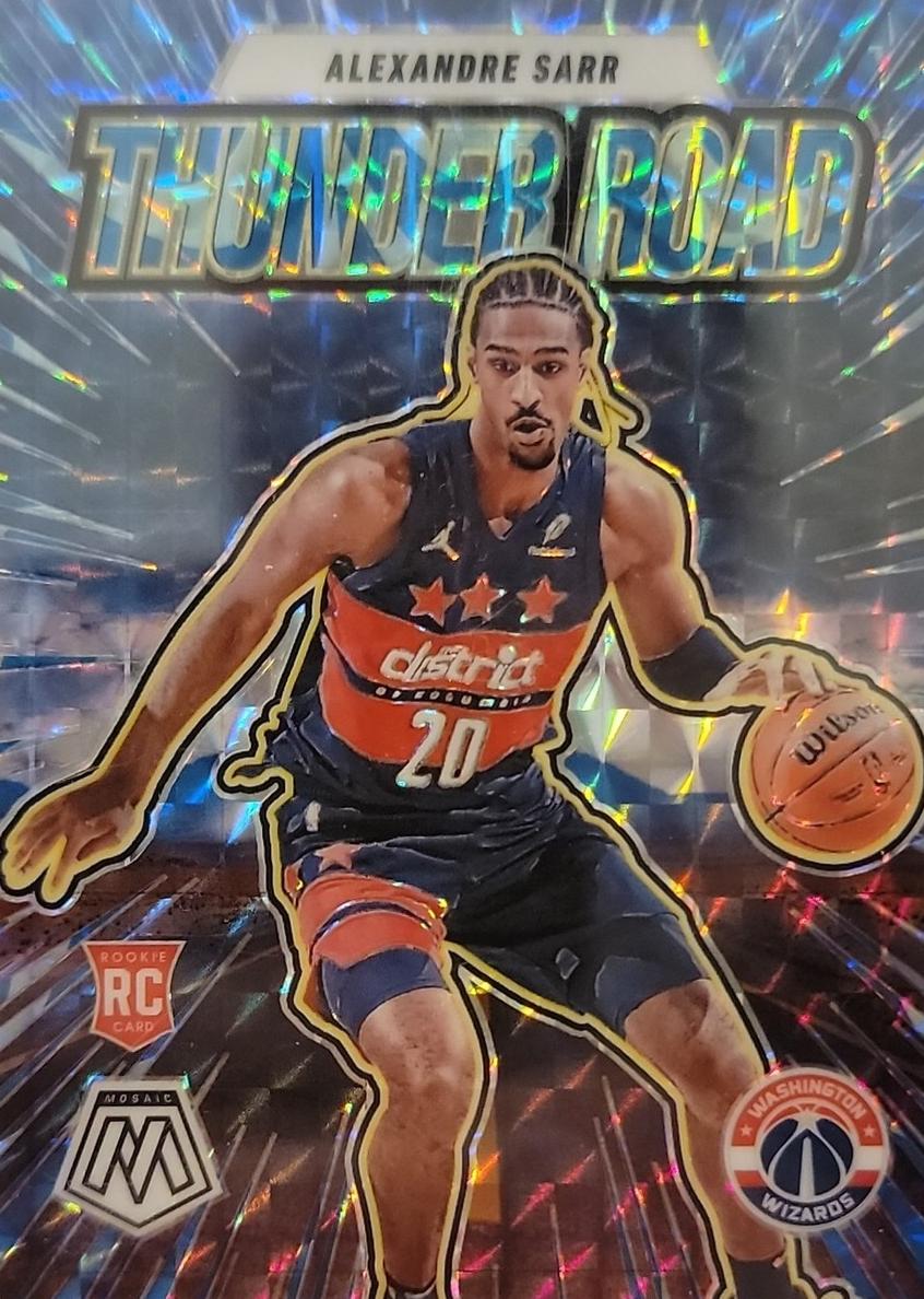2024 Panini Mosaic Basketball Reactive Blue Alexandre Sarr #19