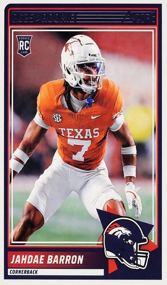 2025 Panini Score Football Jahdae Barron #89