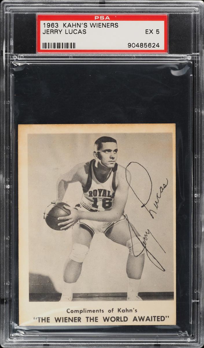1963 Kahn's Wieners Basketball Jerry Lucas #NNO PSA 4.5