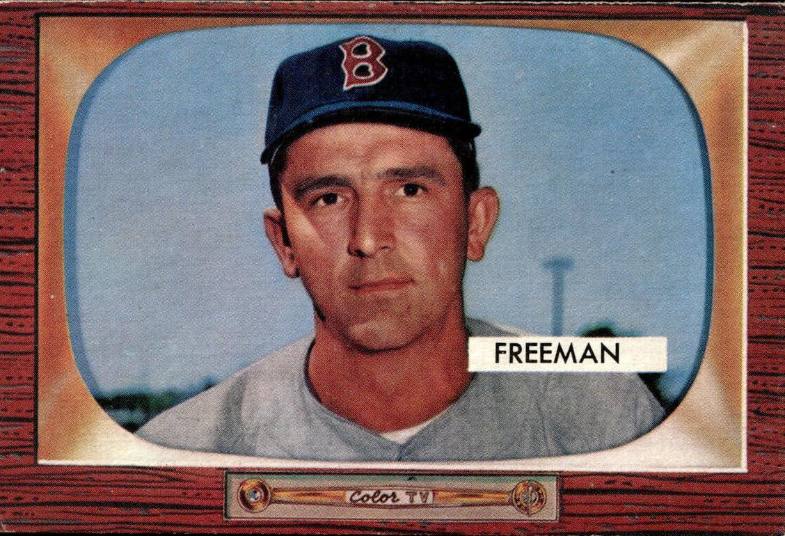 1955 Bowman Baseball Hershell Freeman #290 PSA 6