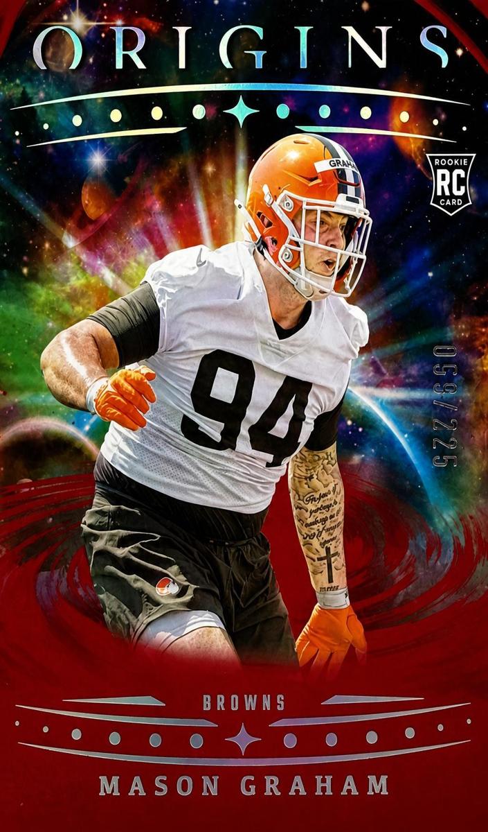 2025 Panini Origins Football Red Mason Graham #106
