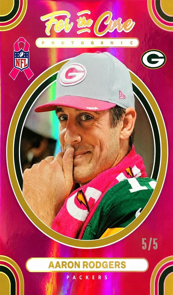 2024 Panini PhotoGenic Football Gold Aaron Rodgers #FTC-ARO