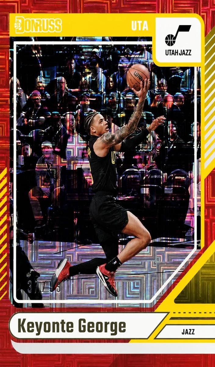 2024 Panini Donruss Basketball Choice Red Keyonte George #47