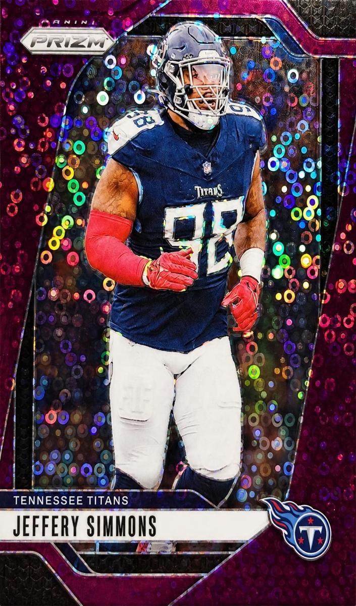 2024 Panini Prizm Football No Huddle Purple Jeffery Simmons #282