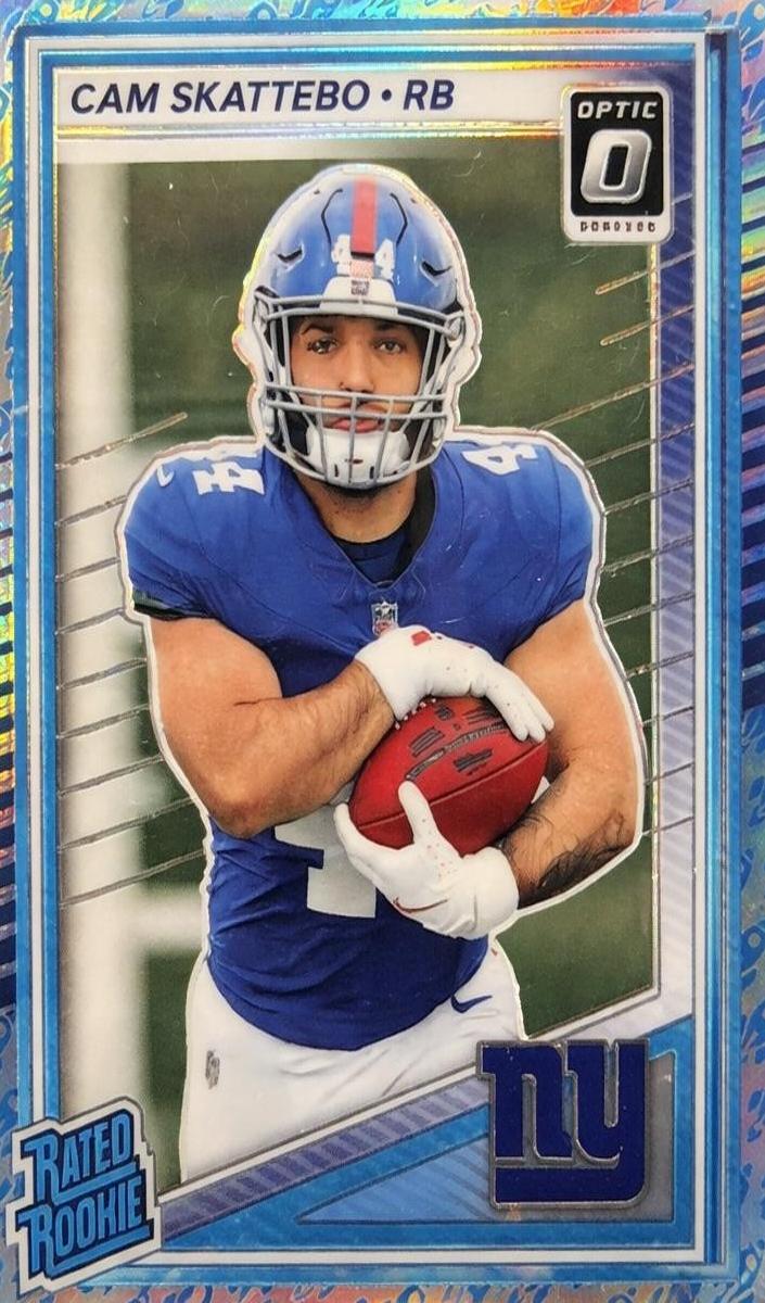 2025 Donruss Optic Football Rocket Cam Skattebo #228 PSA 9