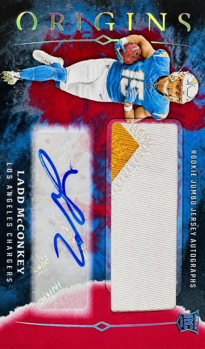 2024 Panini Origins Football Red Ladd McConkey #RJA-LMC