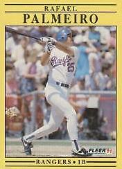 1991 Fleer Baseball Rafael Palmeiro #295