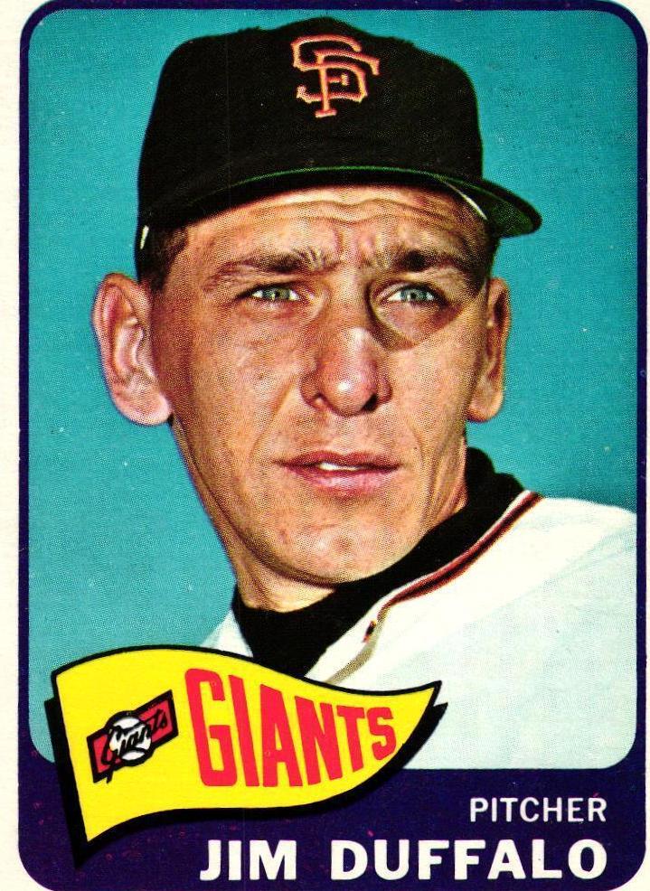 1965 Topps Baseball Jim Duffalo #159 PSA 8