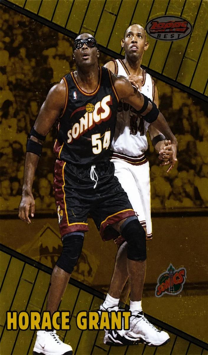 1999 Bowman's Best Basketball Horace Grant #31 PSA 9
