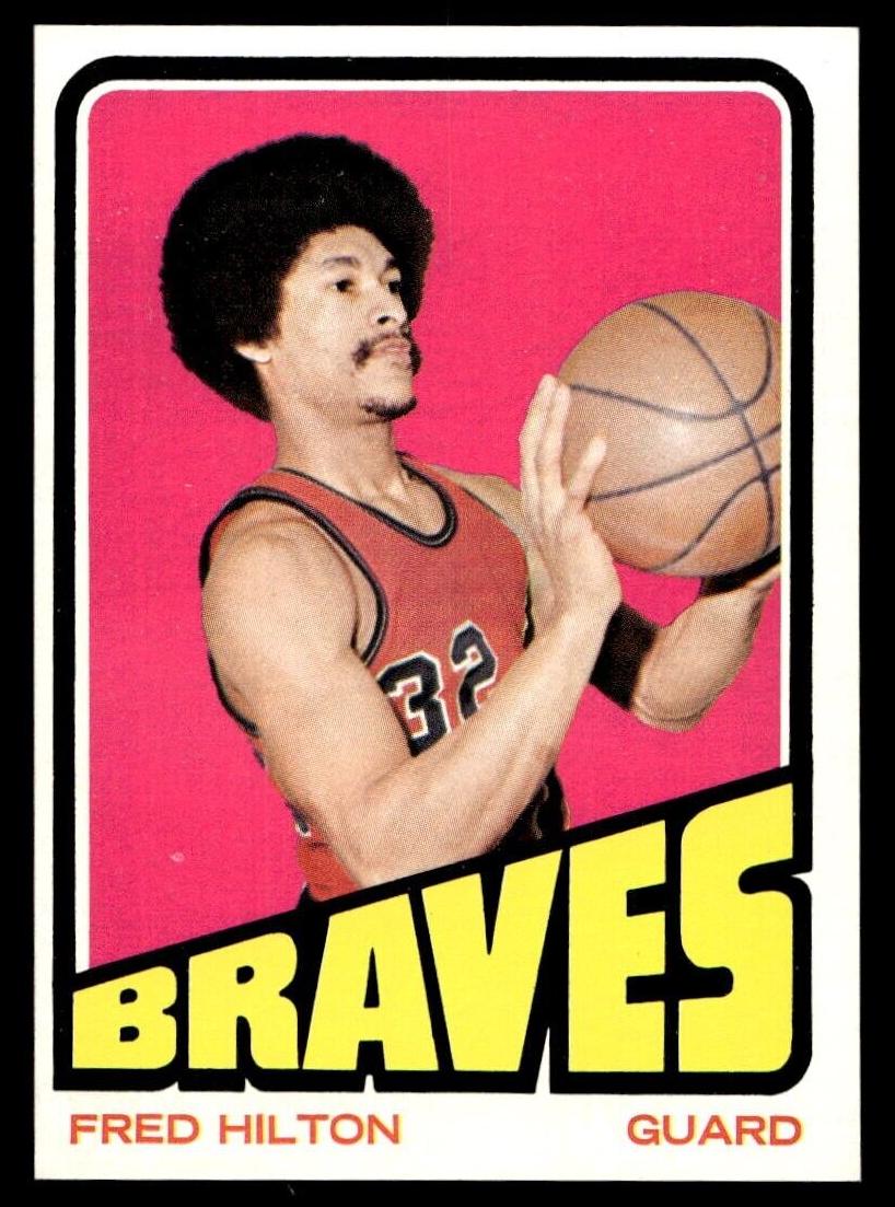 1972 Topps Basketball Fred Hilton #23 PSA 9