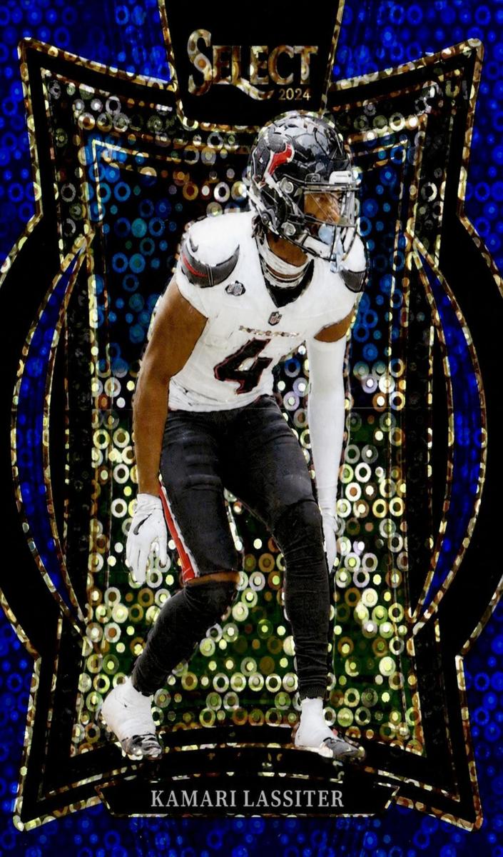 2024 Panini Select Football Blue Disco Kamari Lassiter #77