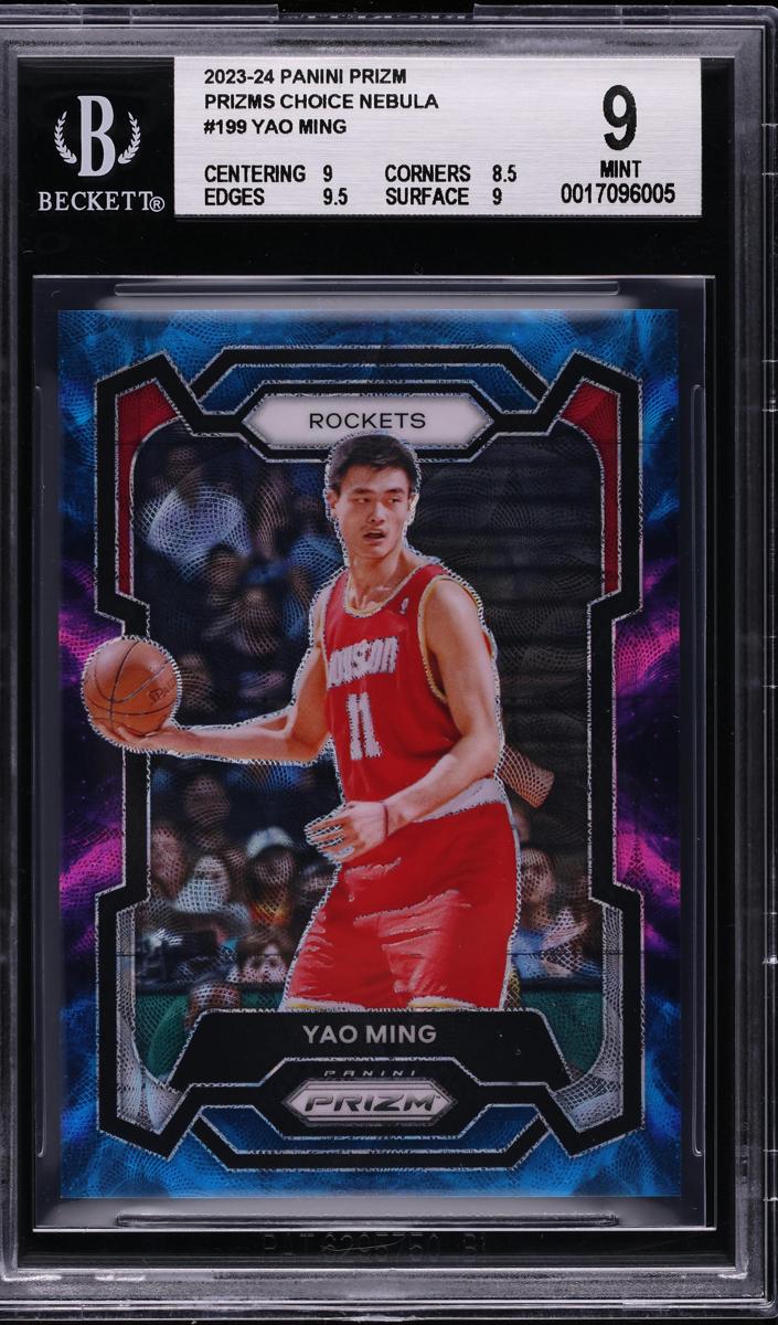 2023 Panini Prizm Basketball Choice Nebula Yao Ming #199 BGS 8.5