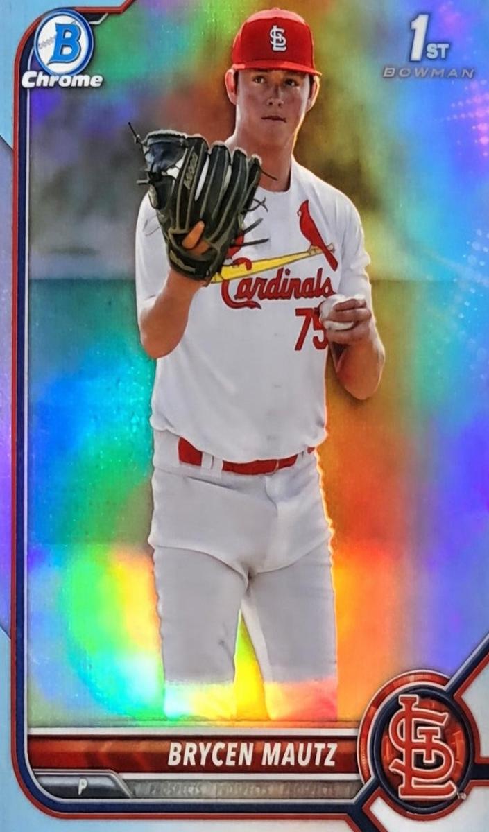 2022 Bowman Draft Baseball Sky Blue Brycen Mautz #BDC-124