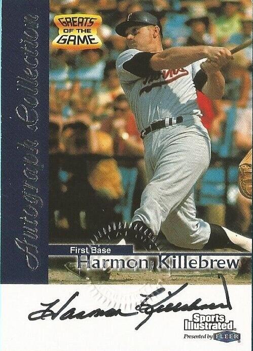 1999 Sports Illustrated Greats of the Game Baseball Harmon Killebrew #NNO