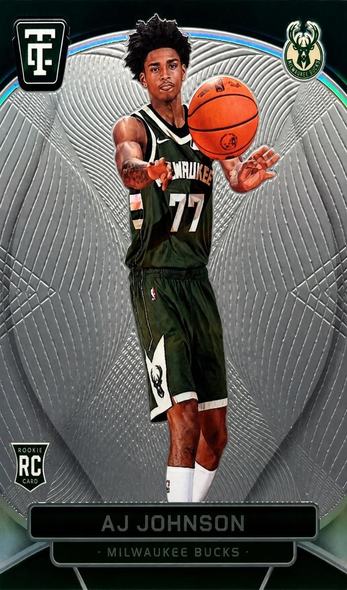 2024 Panini Totally Certified Basketball Mirror Platinum Silver AJ Johnson #149