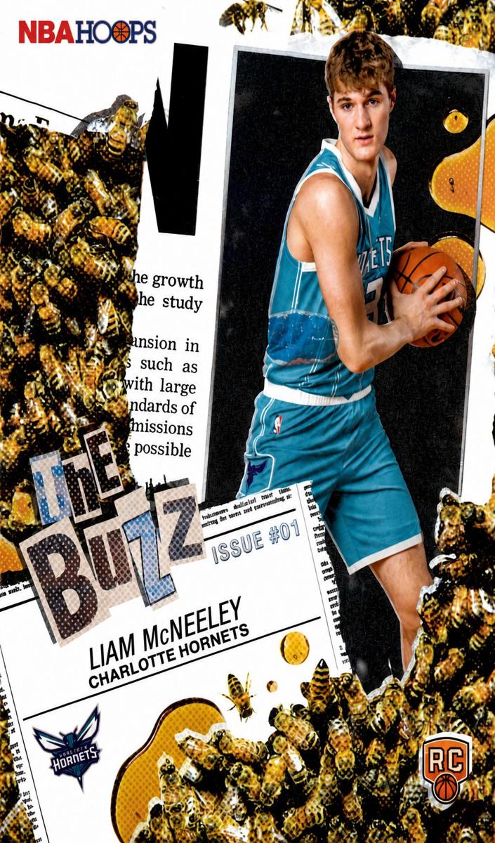 2025 Topps NBA Hoops Basketball Liam McNeeley #TB-29