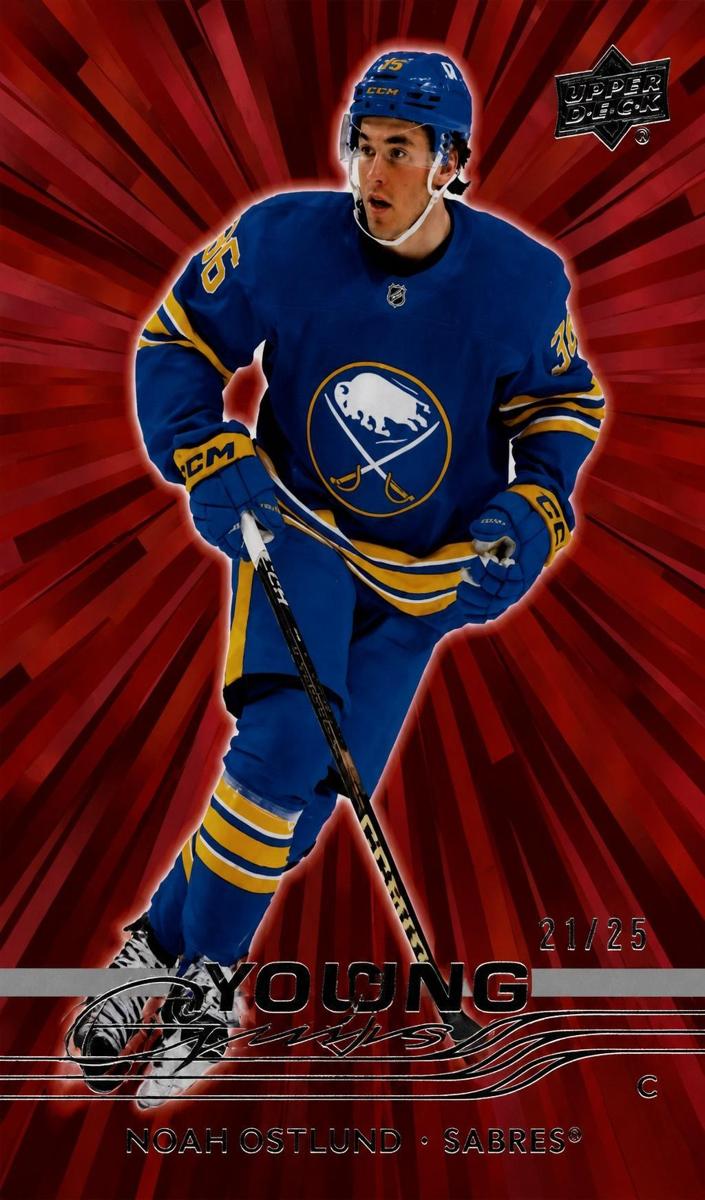 2025 Upper Deck Hockey Outburst Red Noah Ostlund #219