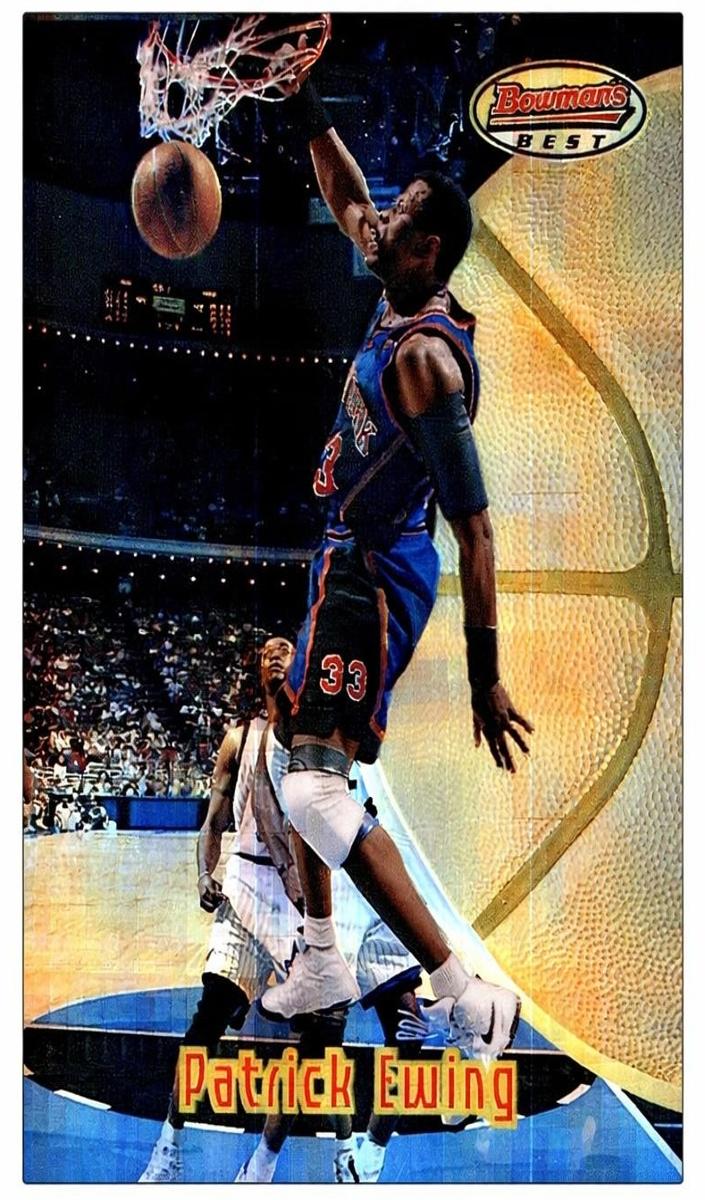 1997 Bowman's Best Basketball Atomic Refractor Patrick Ewing #37