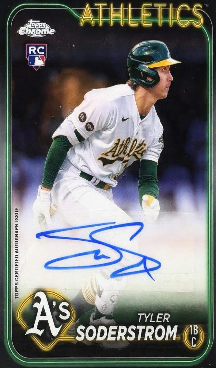 2024 Topps Chrome Update Baseball Tyler Soderstrom #AC-TS