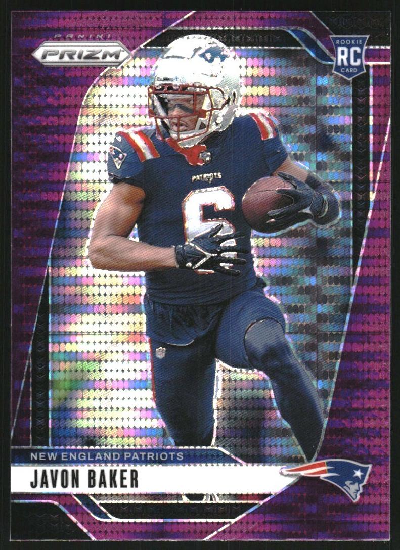 2024 Panini Prizm Football Purple Pulsar Javon Baker #344