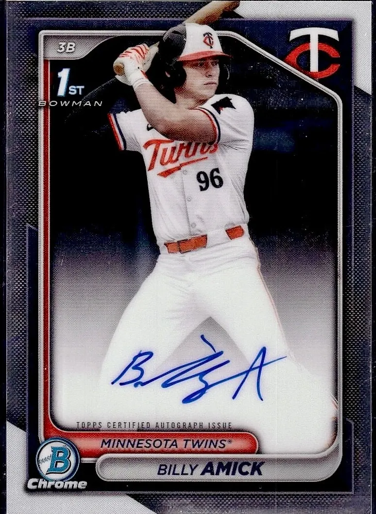 2024 Bowman Draft Chrome Baseball Billy Amick #CPA-BA