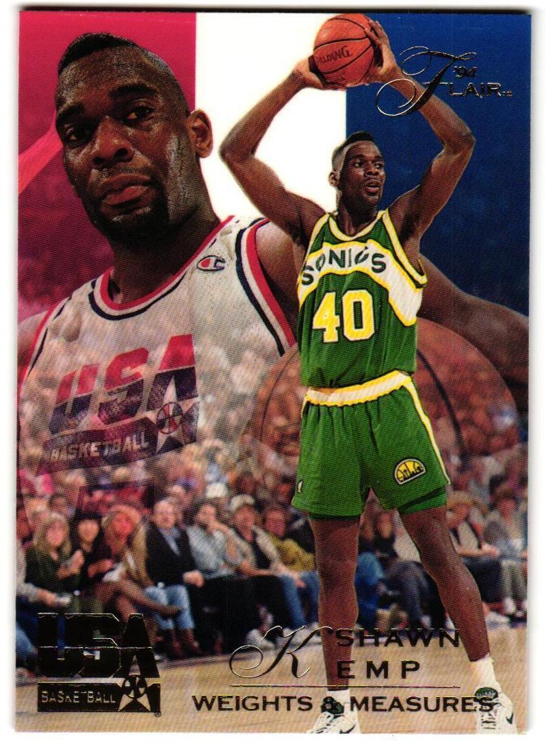 1994 Flair USA Basketball Shawn Kemp #46