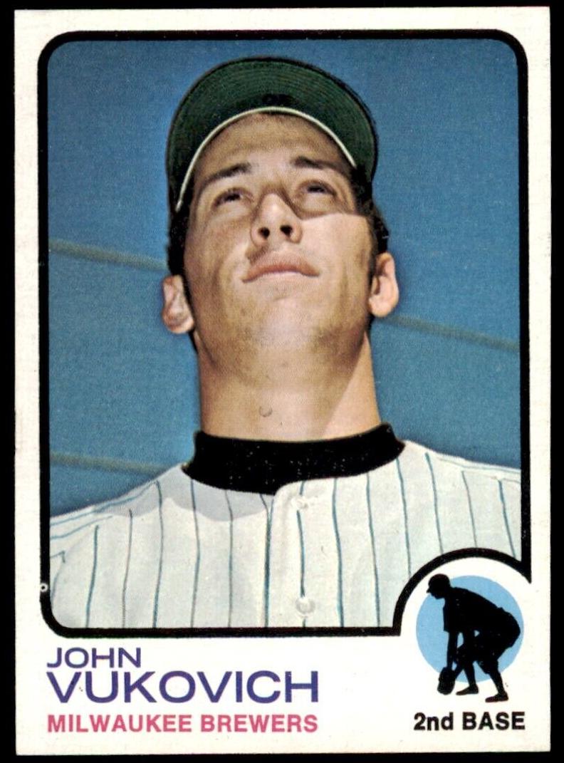 1973 Topps Baseball John Vukovich #451 PSA 8.5