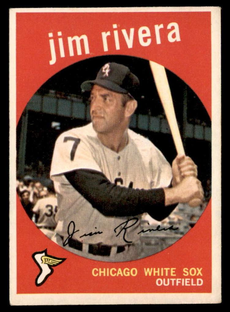 1959 Topps Baseball Jim Rivera #213 PSA 6.5