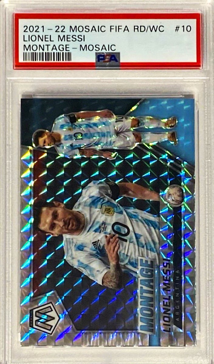 2021 Panini Mosaic FIFA Road to the World Cup Soccer Mosaic Lionel Messi #10
