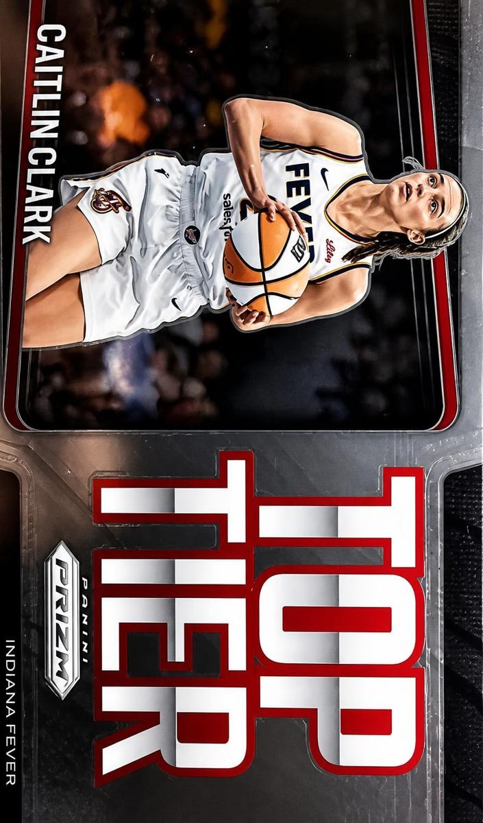 2025 Panini Prizm WNBA Basketball Caitlin Clark #8 PSA 8