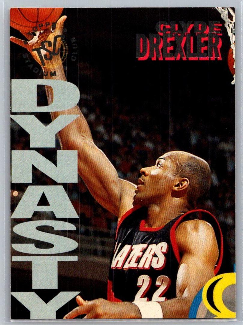 1994 Topps Stadium Club Basketball Clyde Drexler #8A