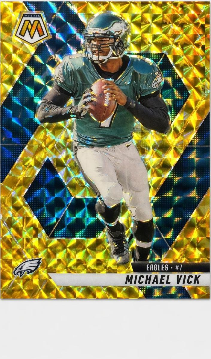 2025 Panini Mosaic Football Reactive Yellow Michael Vick #215