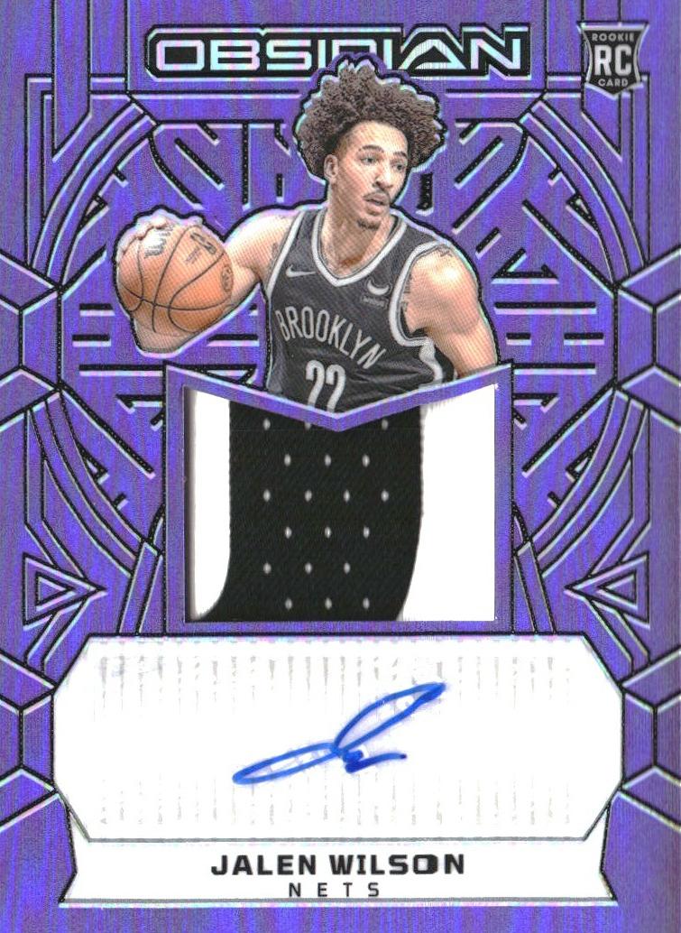 2023 Panini Obsidian Basketball Electric Etch Purple Flood Jalen Wilson #232 PSA 9
