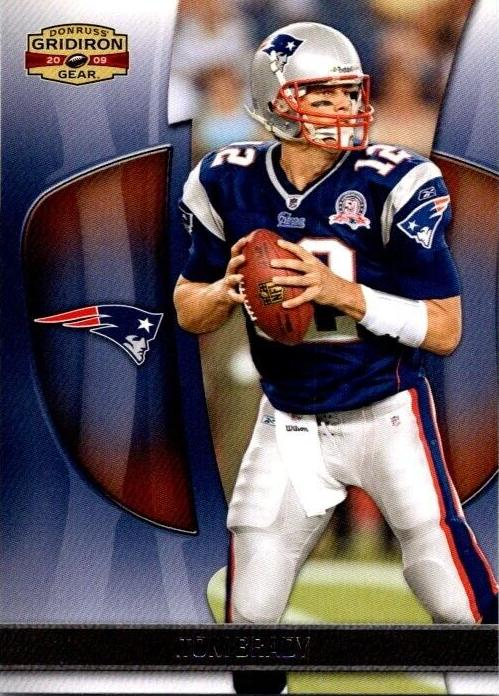 2009 Donruss Gridiron Gear Football Tom Brady #91 PSA 9