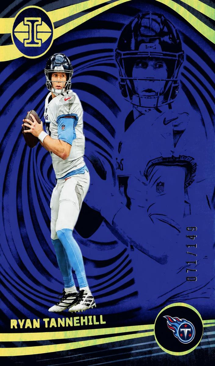 2023 Panini Illusions Football Trophy Collection Blue Ryan Tannehill #94