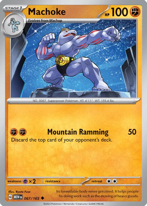 2023 Pokemon Scarlet & Violet 151 Reverse Holo Machoke #67 CGC 9.5