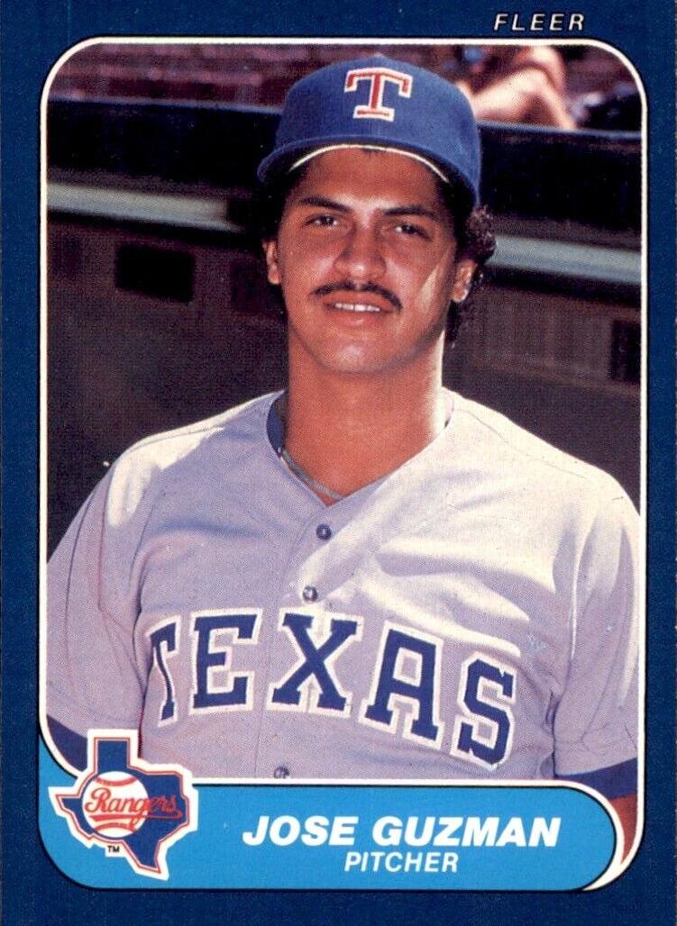 1986 Fleer Baseball Jose Guzman #559
