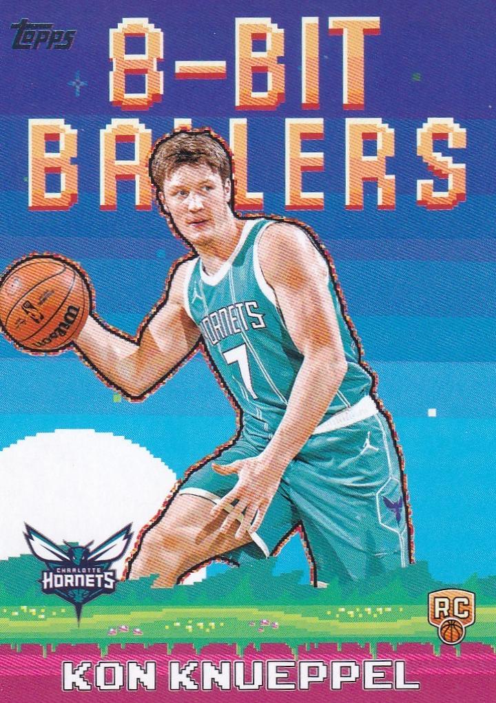 2025 Topps Basketball Black Holo Foil Kon Knueppel #8B-34