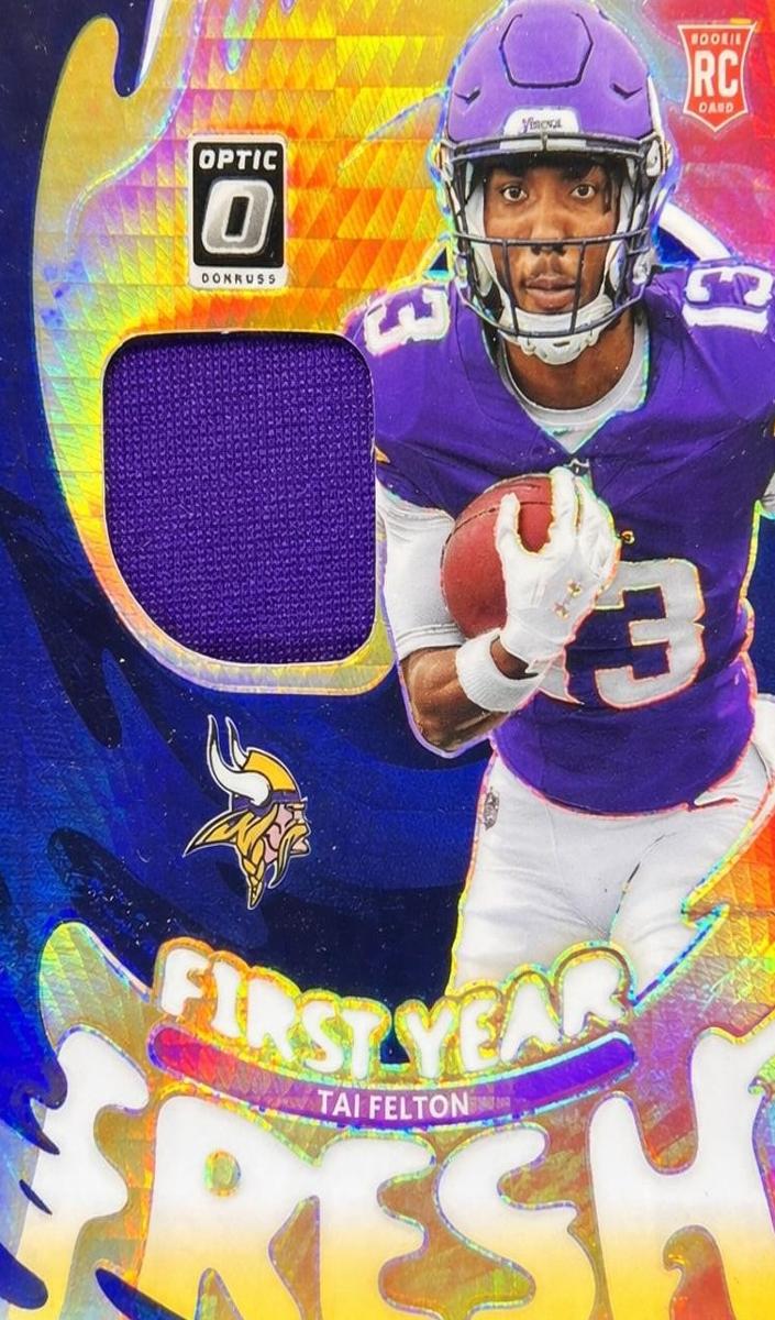 2025 Donruss Optic Football Blue Hyper Tai Felton #FYFBH-TFN