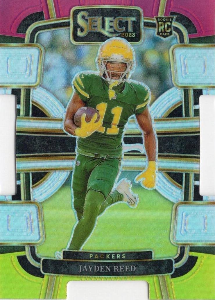 2023 Panini Prizm Football Red Yellow Jayden Reed #334