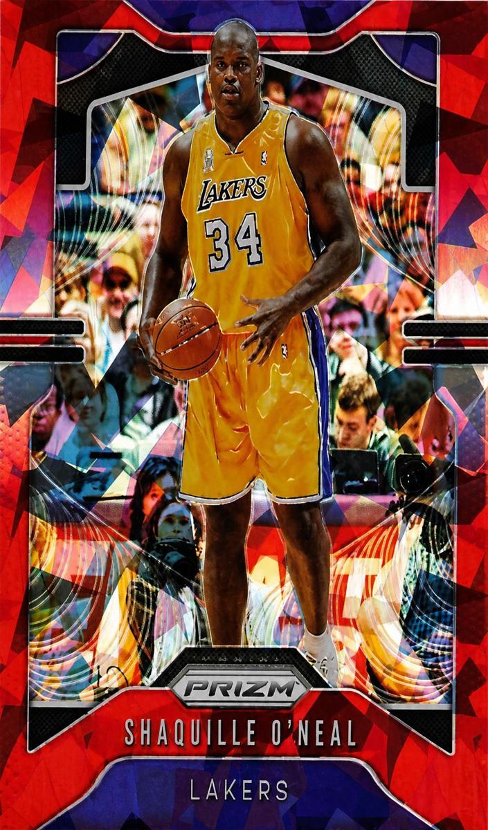 2019 Panini Prizm Basketball Red Ice Prizm Shaquille O'Neal #11 PSA 10