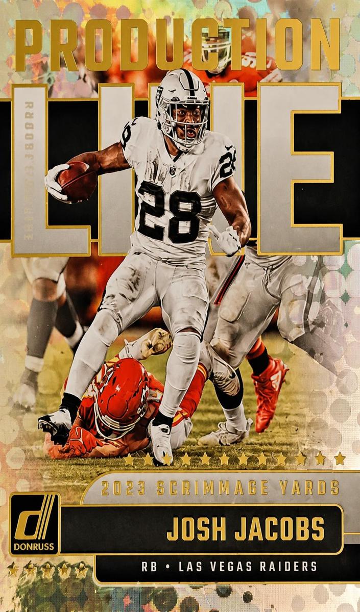 2023 Panini Donruss Football Josh Jacobs #PDL-8