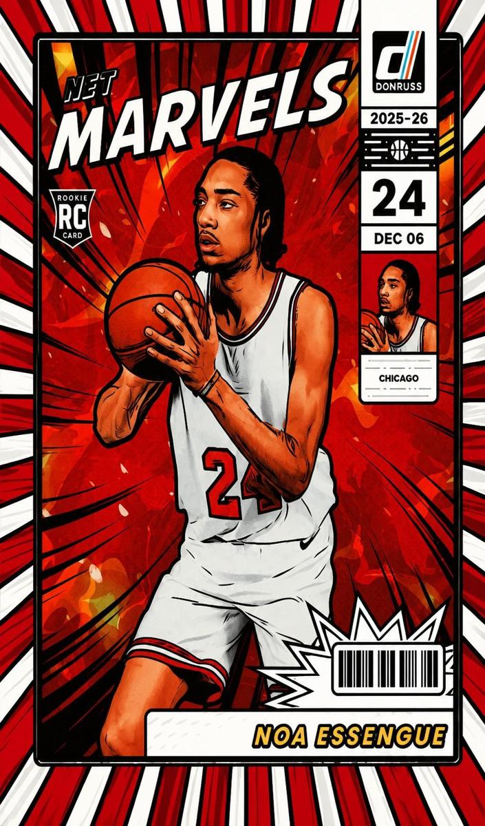 2025 Panini Donruss Basketball Noa Essengue #7