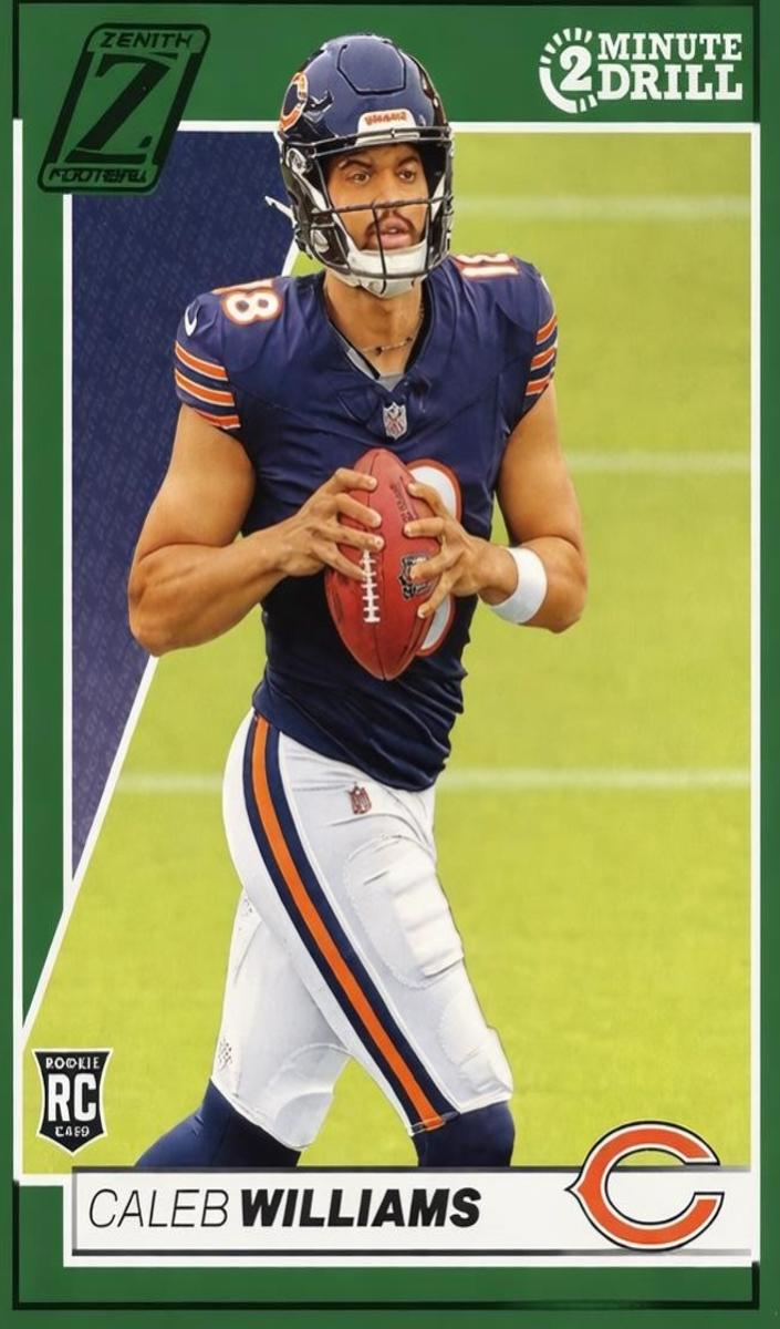 2024 Panini Zenith Football Two Minute Drill Caleb Williams #101