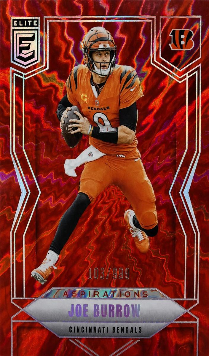 2025 Donruss Elite Football Aspirations Shimmer Joe Burrow #81